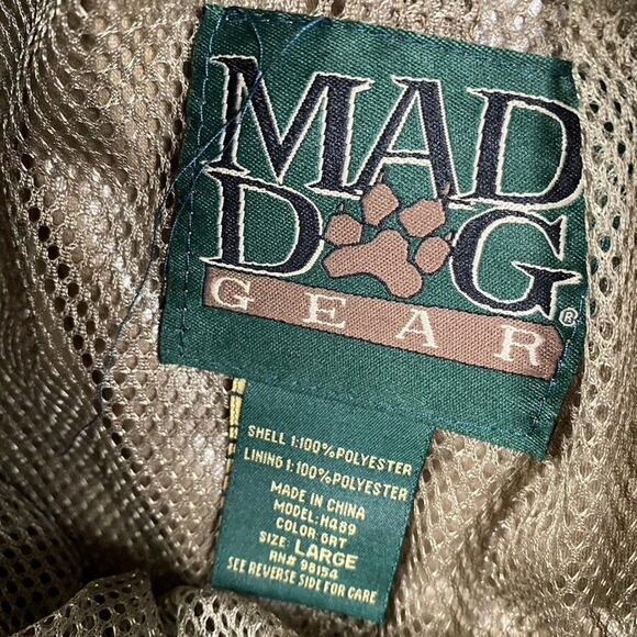 Mad Dog Gear Pants Elastic Waist 24-28x30 Brown Pants Hunting Outdoors New - Picture 10 of 13